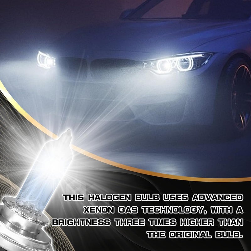 SamWinGear H4 Headlight Bulb H4 Halogen Head Light Bulbs, Ultra White Bright Halogen Headlight Bulb 12V 100W High Beam Low Beam Fog Light Bulbs, Universal Light Lamp for Most Cars, Trucks, SUVs (H4) - Image 5